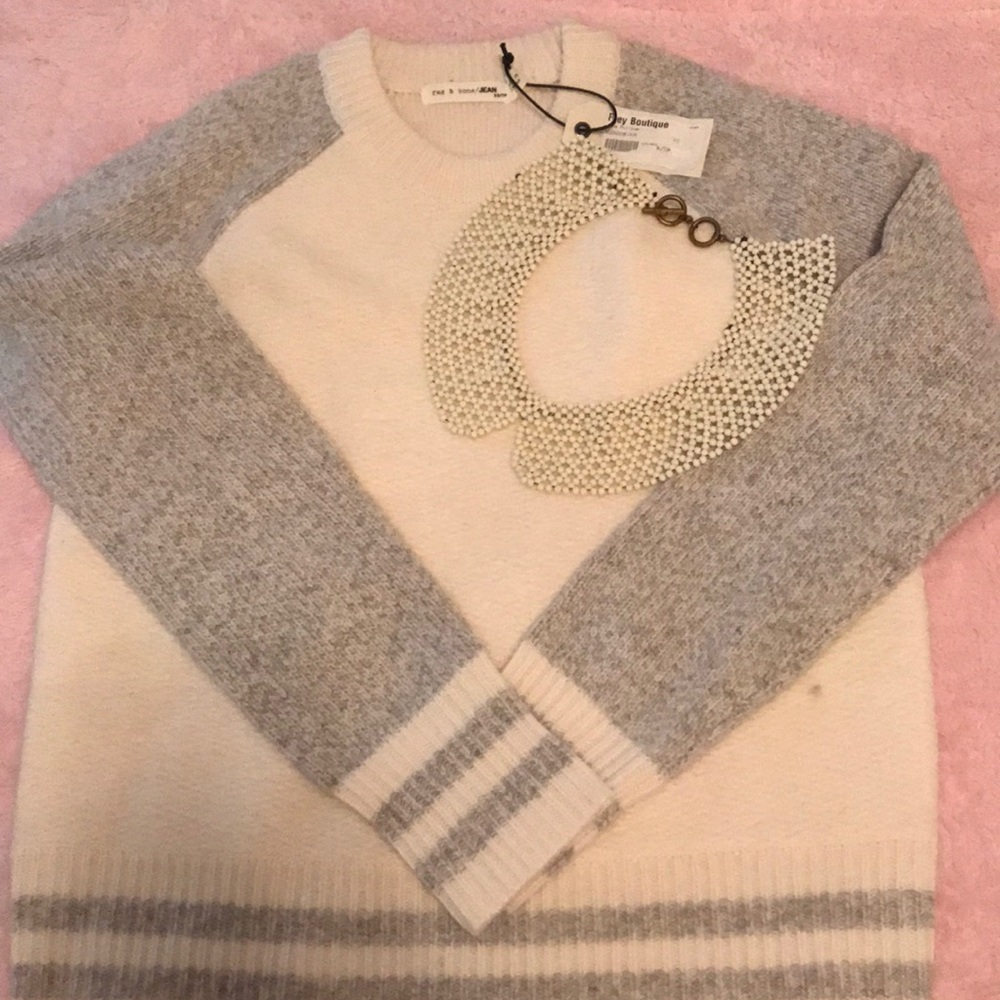 Rag & Bone/JEAN “Jane” pullover sweater.